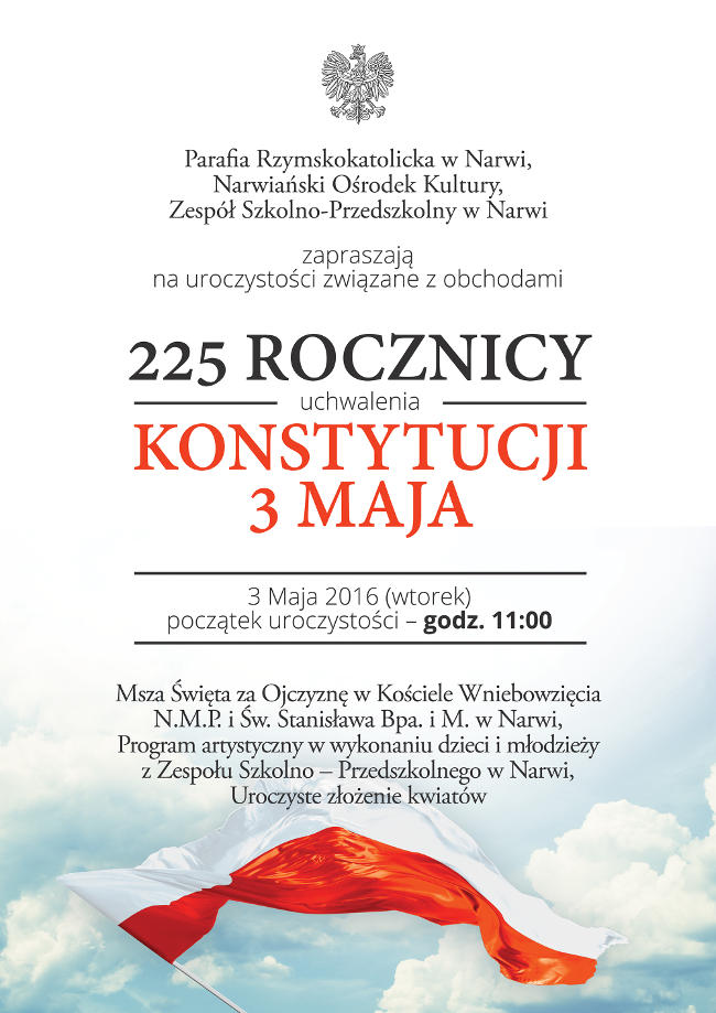 225 rocznica Konstytucji 3 Maja